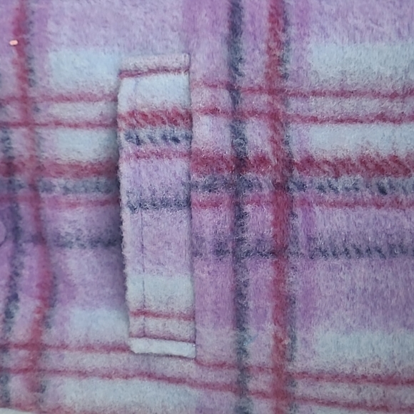 New! Cotton-on Kids Violet Check Jacket 9-10 - Picture 5 of 9